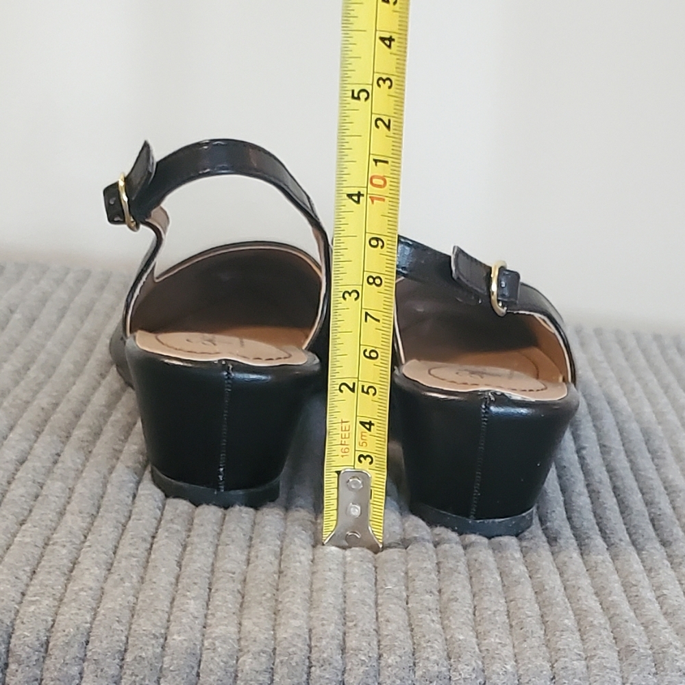 New Soft Style black slingback heels 8.5 narrow NWOT - Picture 5 of 9